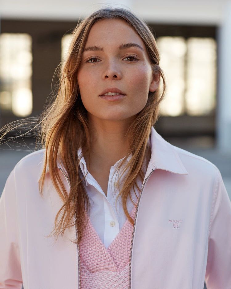 Lekka bawełniana wiatrówka damska