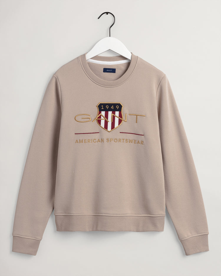 Bluza z okrągłym dekoltem i nadrukiem