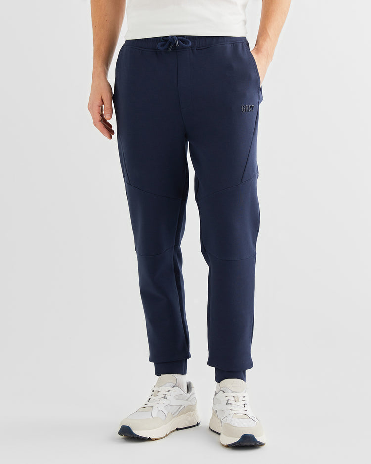 Spodnie dresowe męskie regular fit granatowe