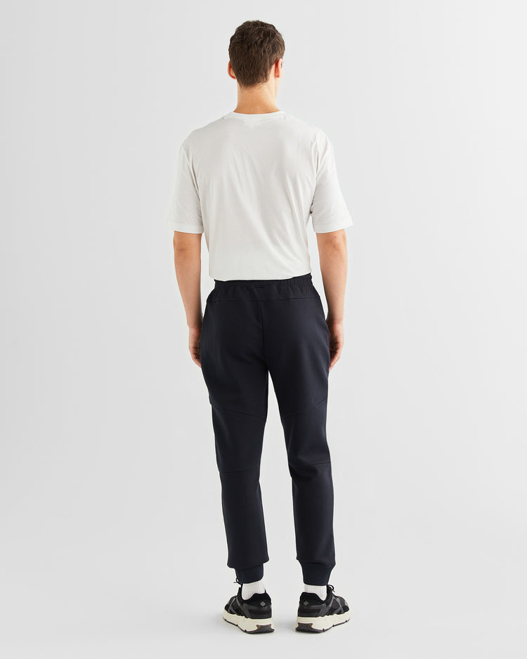 Spodnie dresowe męskie regular fit czarne