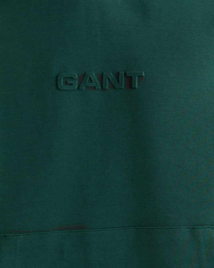 Bluza z kapturem z tłoczonym logotypem