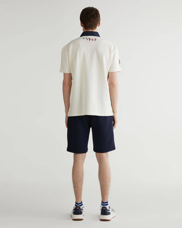 Szorty męskie regular fit granatowe