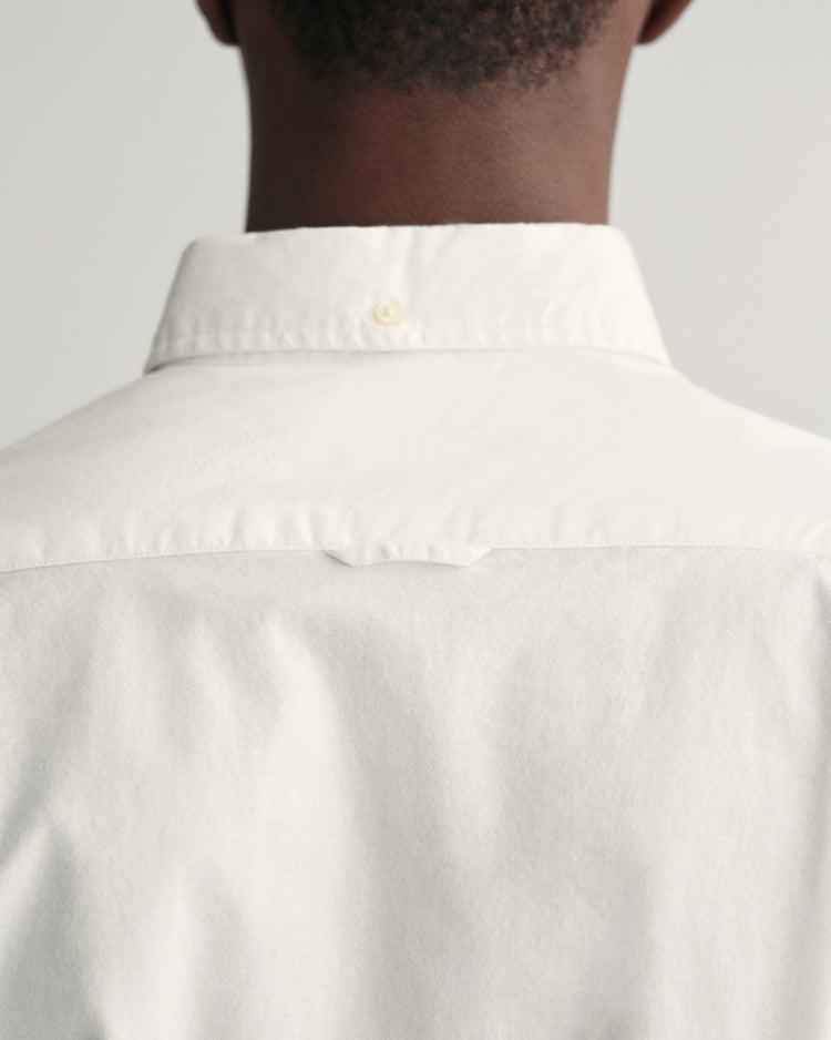 Koszula męska z długim rękawem slim fit biała