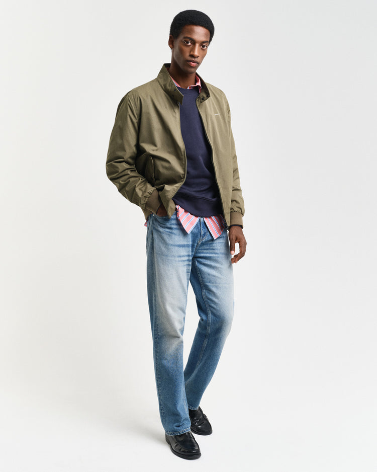 Kurtka męska regular fit zielona