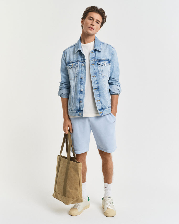 Szorty męskie regular fit niebieskie