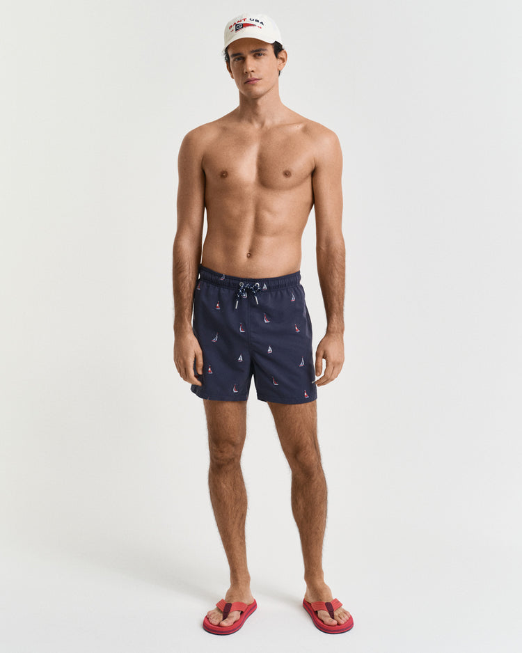 Szorty kąpielowe męskie regular fit granatowe