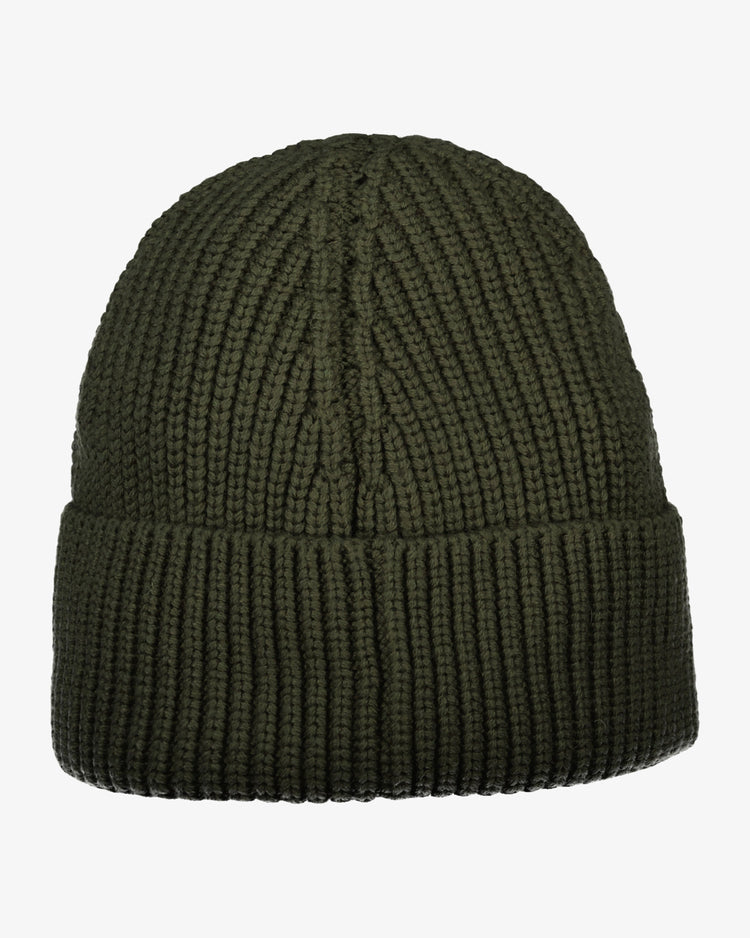 Czapka zimowa unisex z nadrukiem zielona