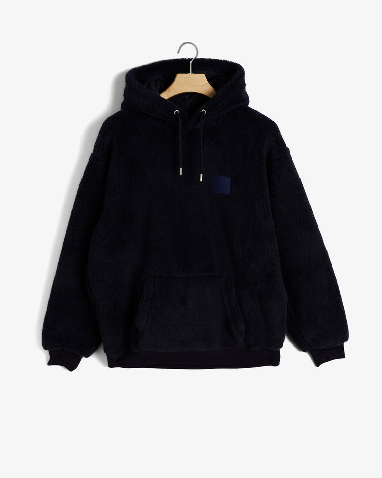 Bluza męska z kapturem relaxed fit granatowa