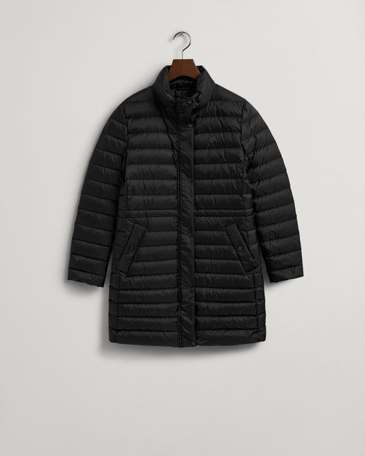 Kurtka damska z długim rękawem i zamkiem slim fit czarna