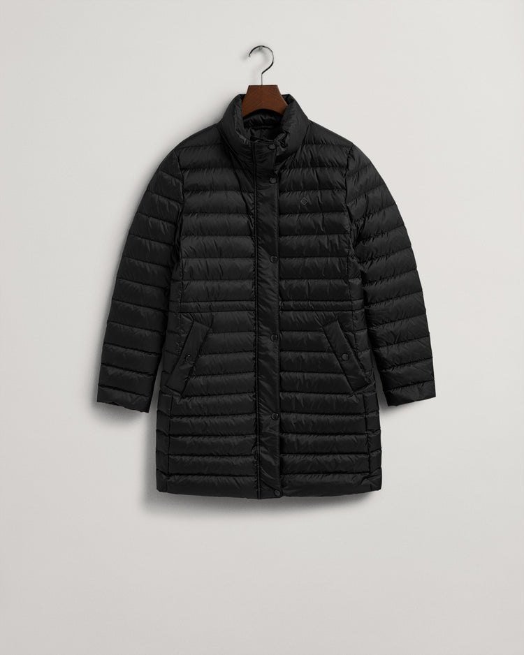 Kurtka damska z długim rękawem i zamkiem slim fit czarna