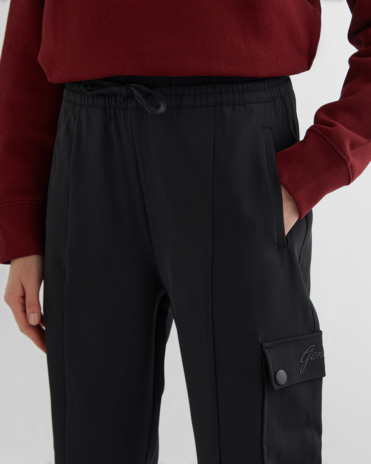 Spodnie damskie regular fit czarne