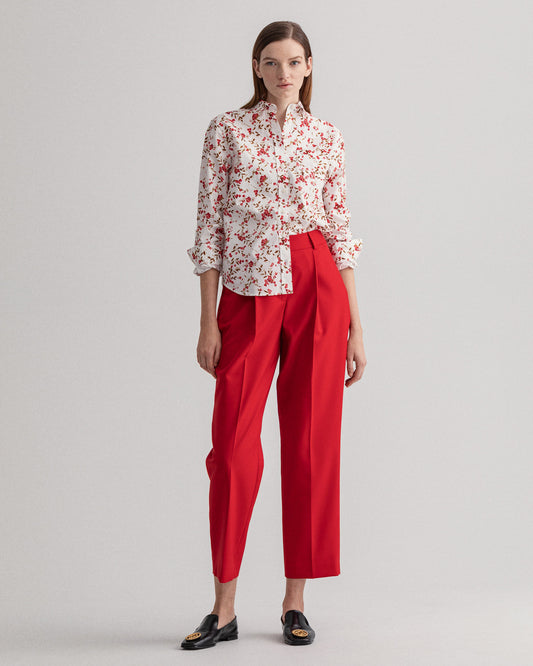 Damska koszula z nadrukiem pąka róży