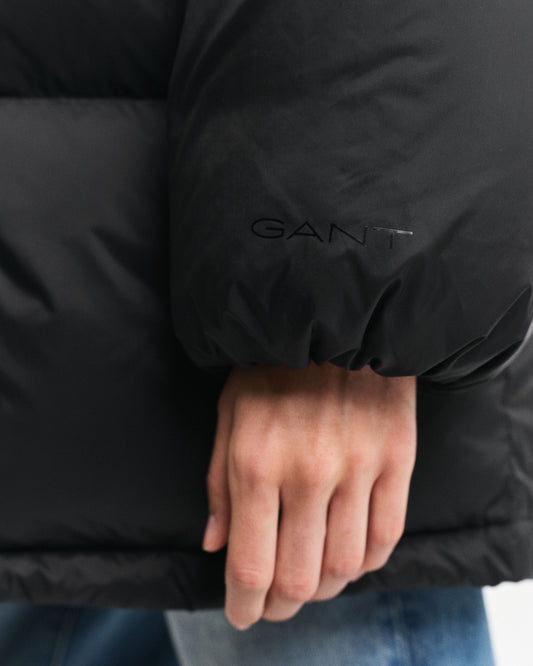 Kurtka damska z kapturem relaxed fit czarna