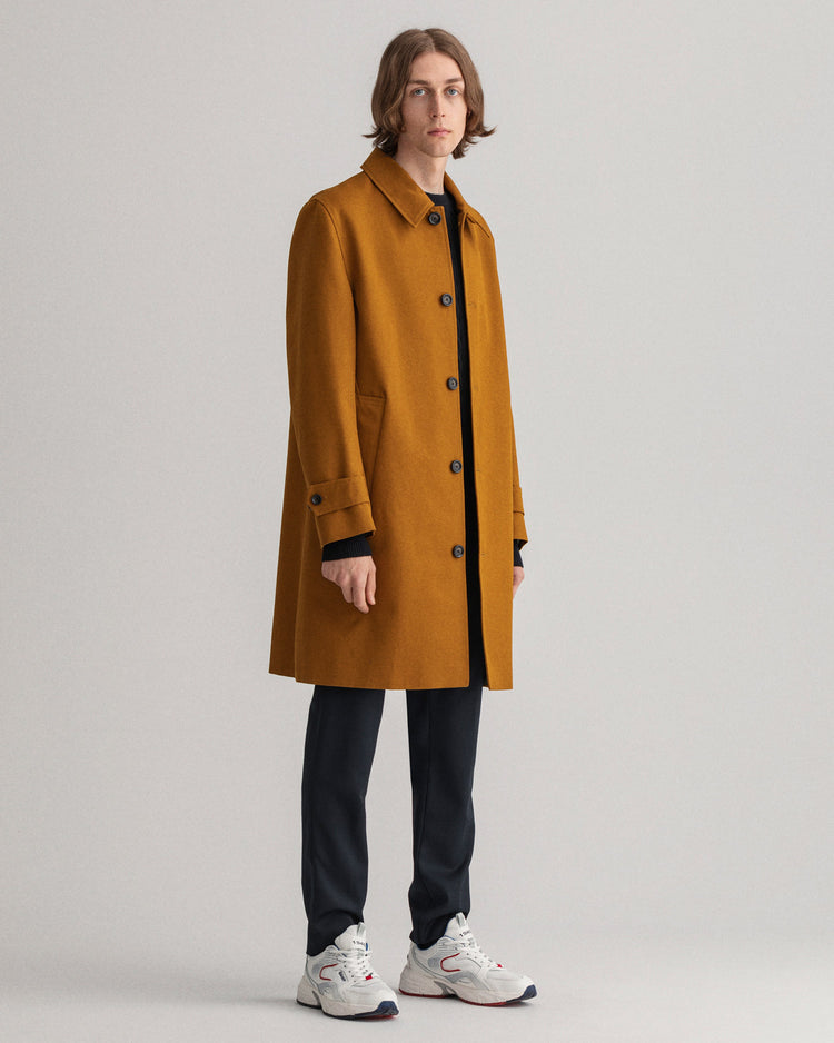 Męski sweter bawełniany z okrągłym dekoltem o splocie warkoczowym