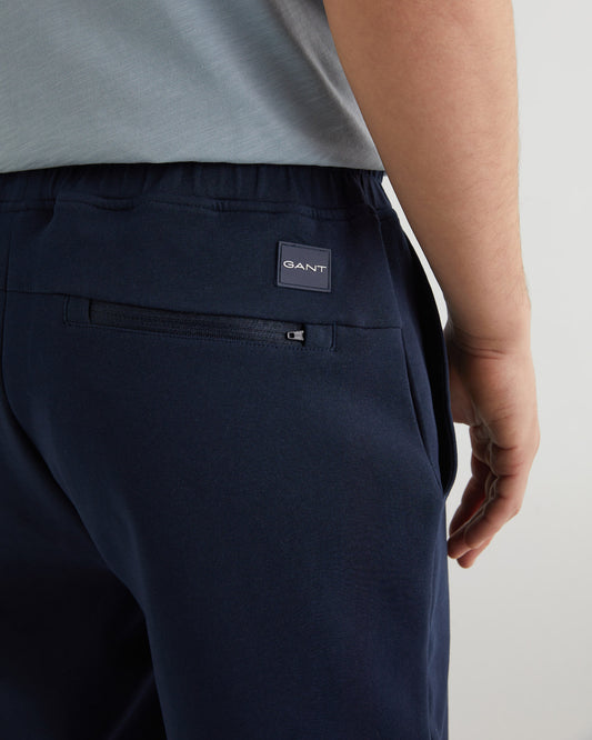 Spodnie dresowe męskie regular fit granatowe