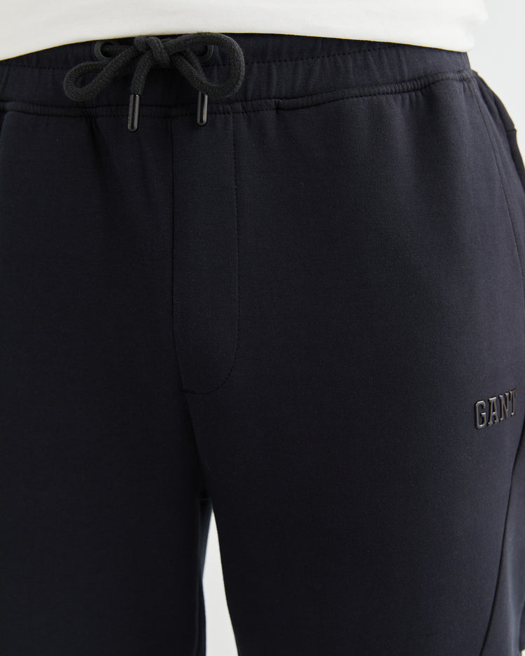 Spodnie dresowe męskie regular fit czarne