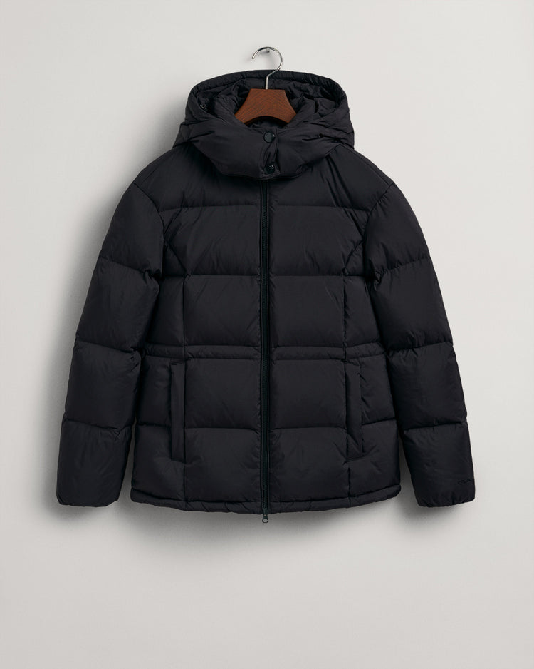 Kurtka damska z kapturem regular fit czarna