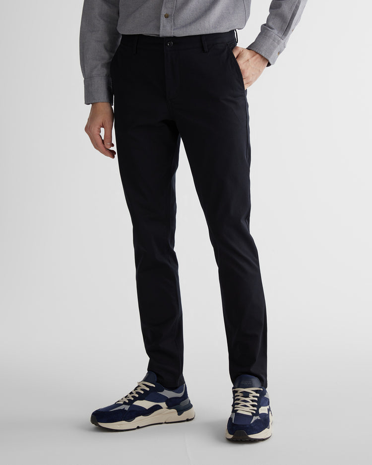 Spodnie męskie regular fit czarne