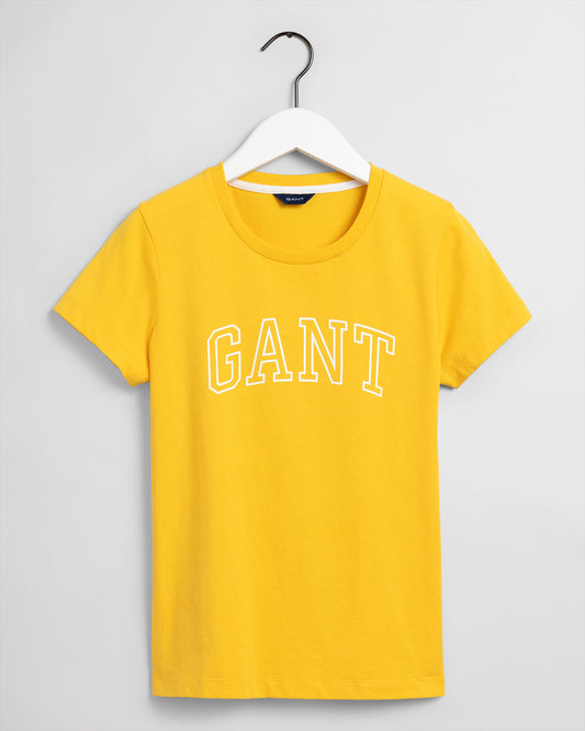 Damski t-shirt z logo Arch z krótkim rękawem