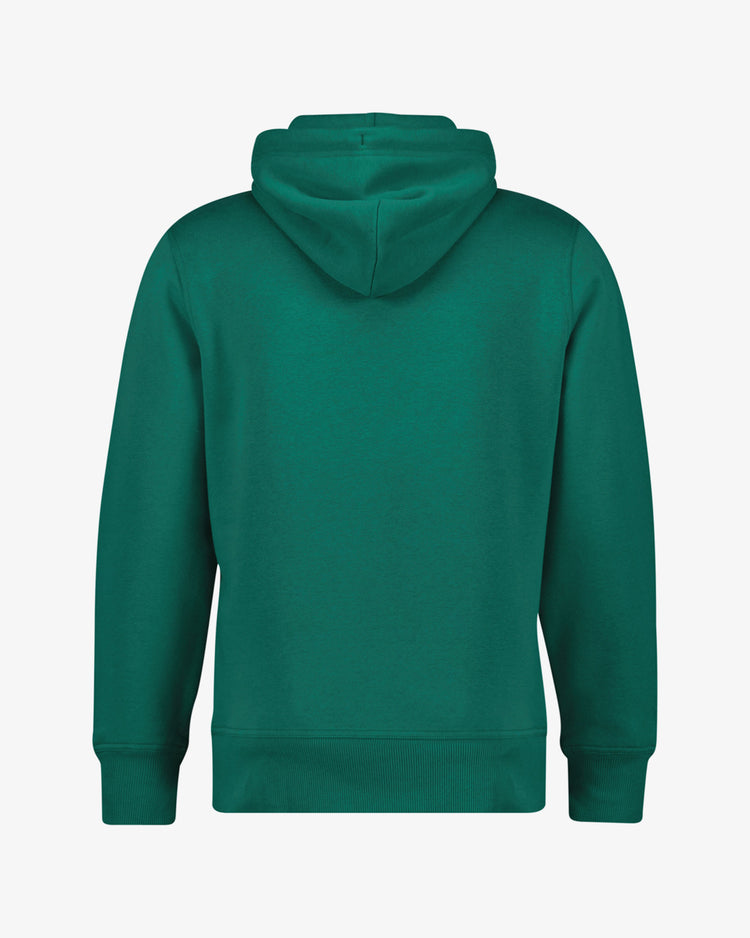 Bluza męska z kapturem regular fit zielona