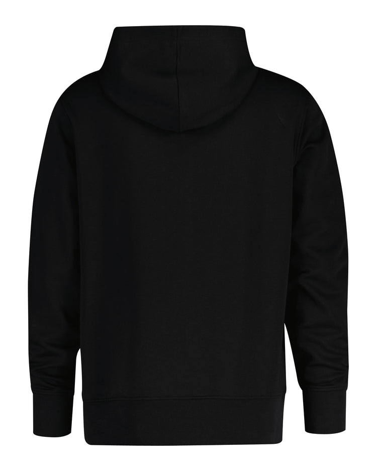 Bluza męska z kapturem regular fit czarna