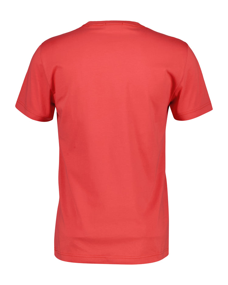 Bawełniany t-shirt męski z krótkim rękawem slim fit