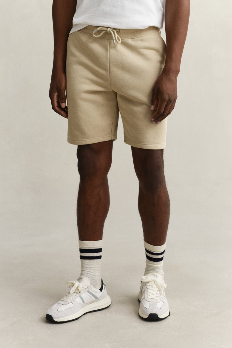 Szorty męskie regular fit beżowe