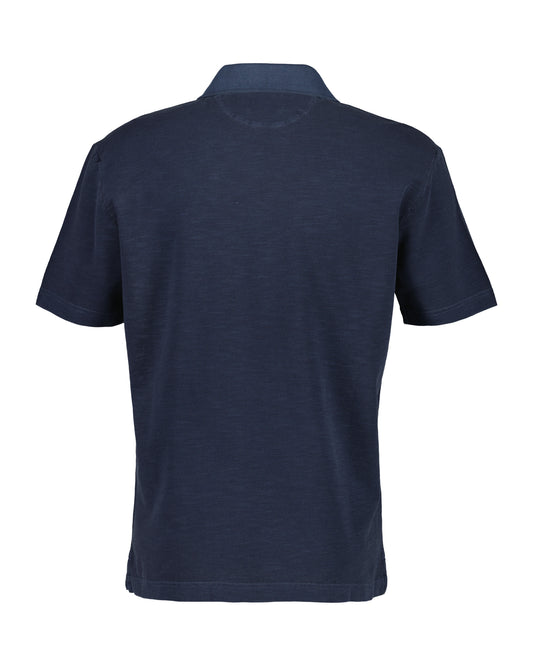 Bawełniane polo męskie z krótkim rękawem regular fit
