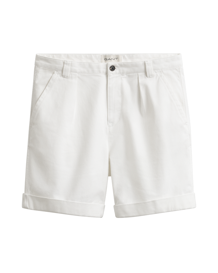 Szorty męskie relaxed fit białe