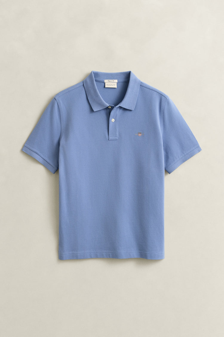 Bawełniana koszulka polo męska z krótkim rękawem regular fit