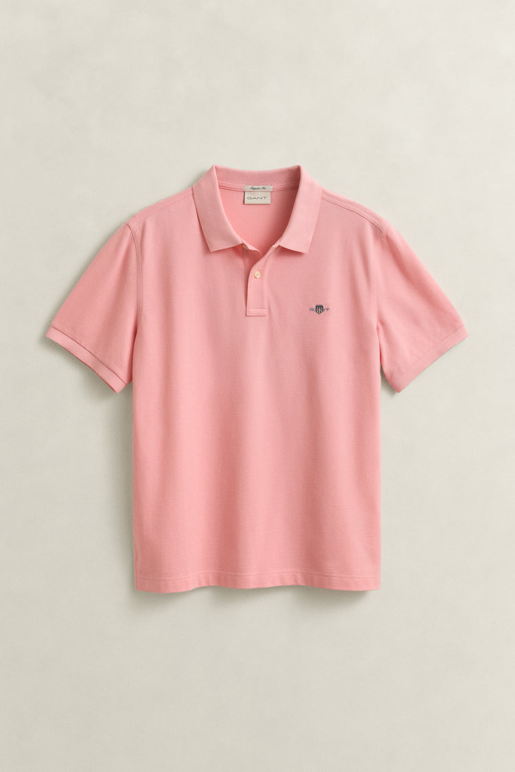 Bawełniana polo męska z krótkim rękawem regular fit
