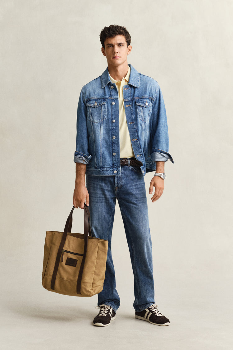 Bawełniana koszulka polo męska z krótkim rękawem regular fit