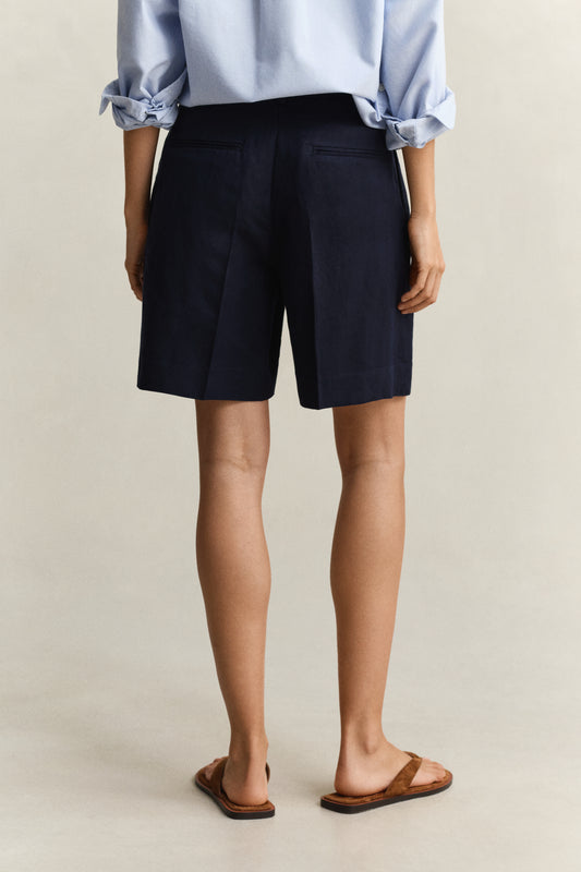 Szorty damskie relaxed fit granatowe