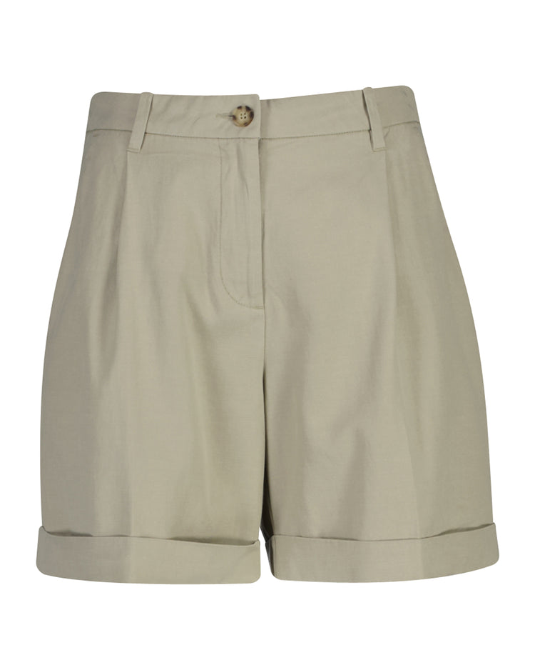 Szorty damskie relaxed fit beżowe