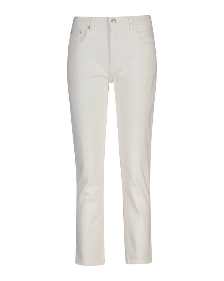 Spodnie jeansowe damskie regular fit białe