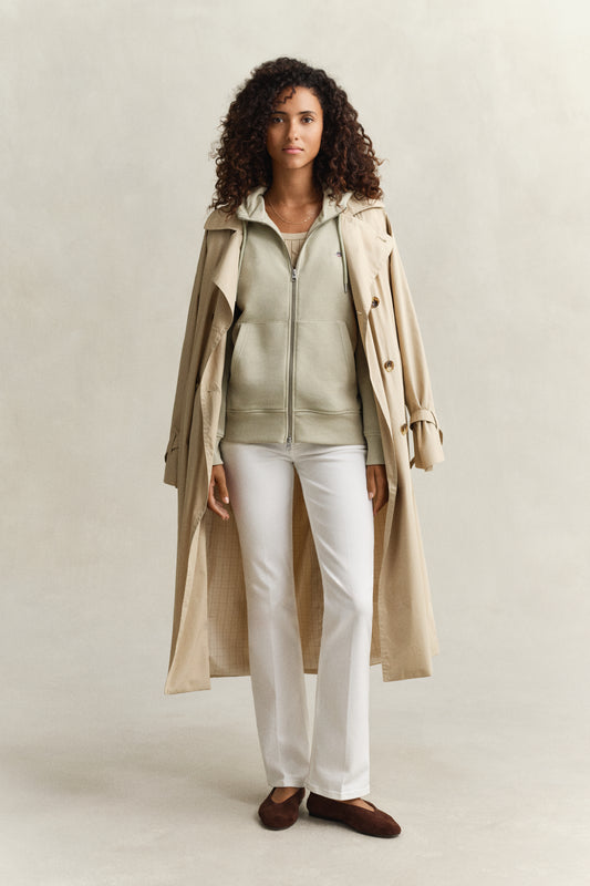 Bluza damska relaxed fit beżowa