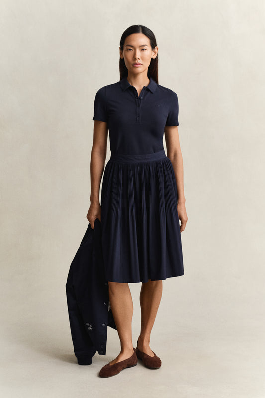 Koszulka polo damska z krótkim rękawem slim fit