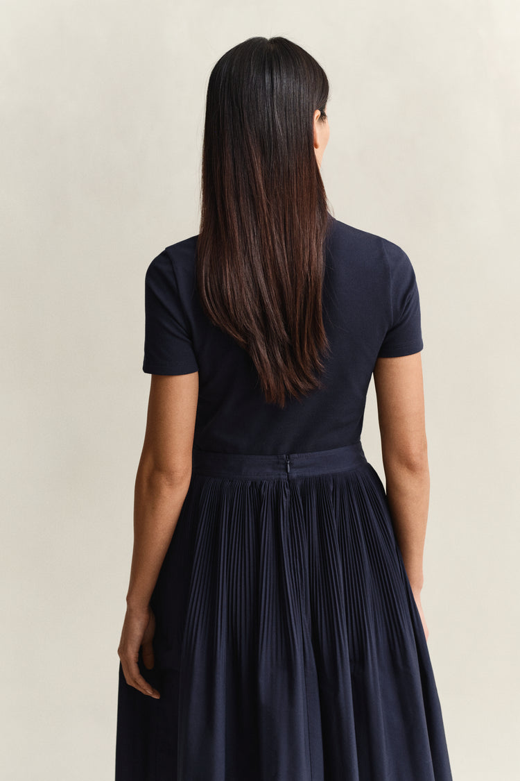 Koszulka polo damska z krótkim rękawem slim fit