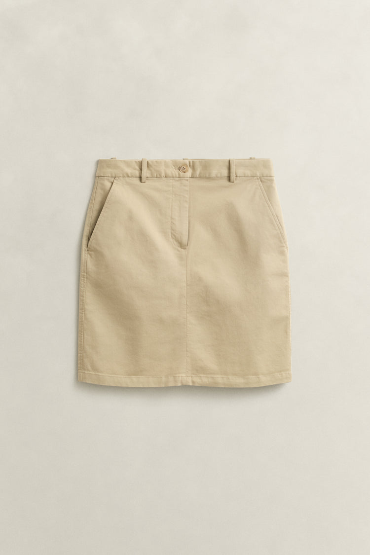 Spódnica damska regular fit beżowa