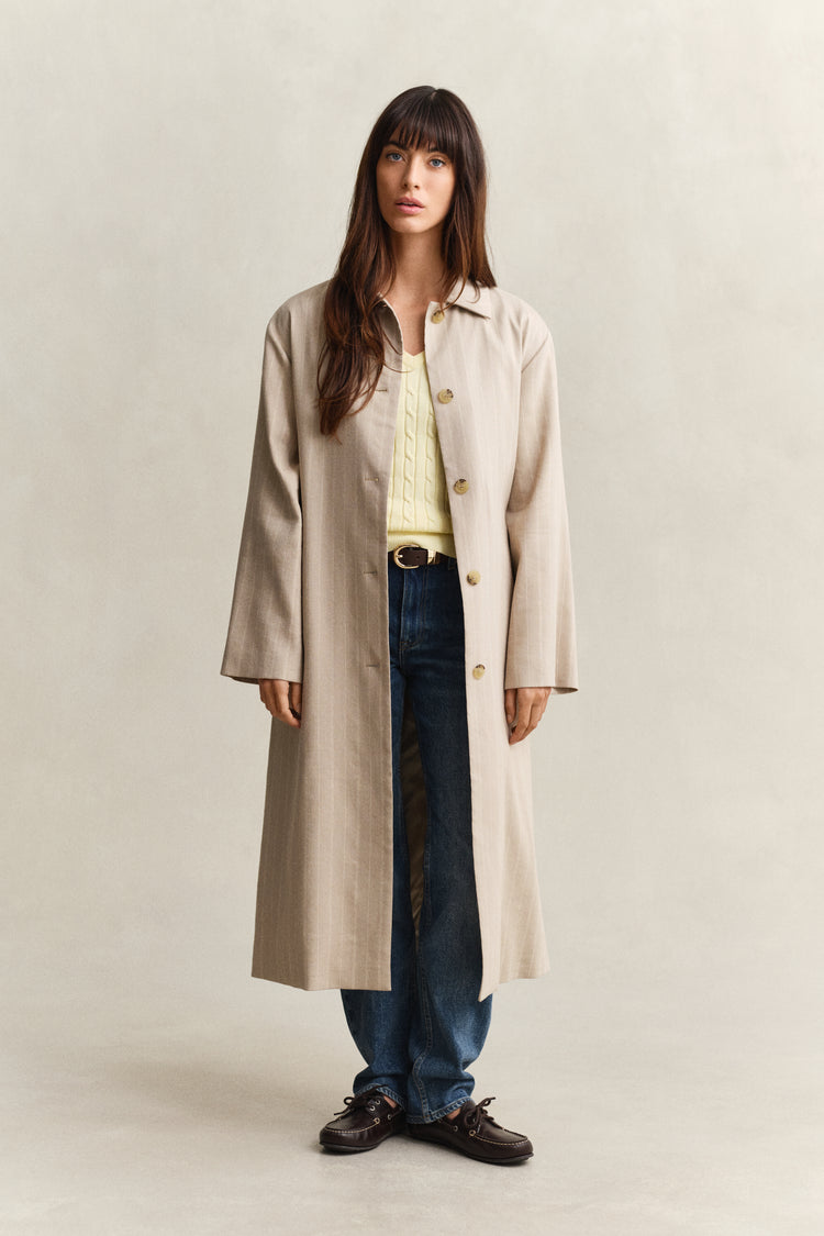 Sweter damski z długim rękawem z dekoltem V slim fit żółty