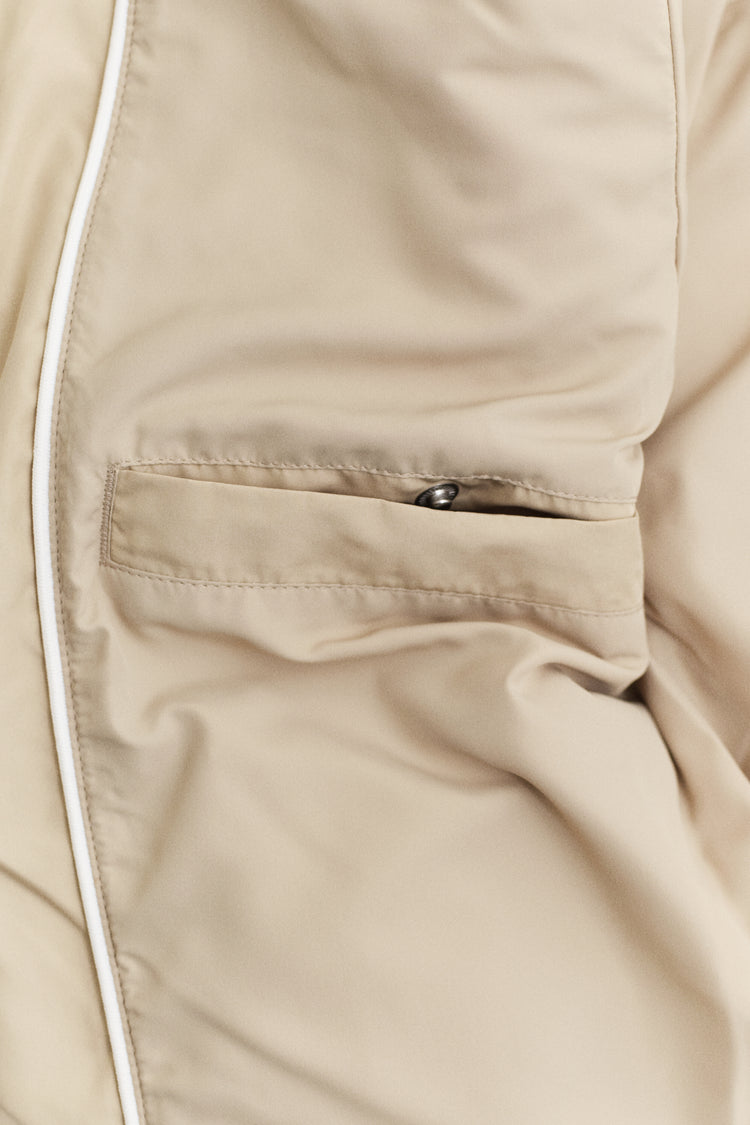 Kurtka męska z kołnierzem ze stójką i długim rękawem regular fit