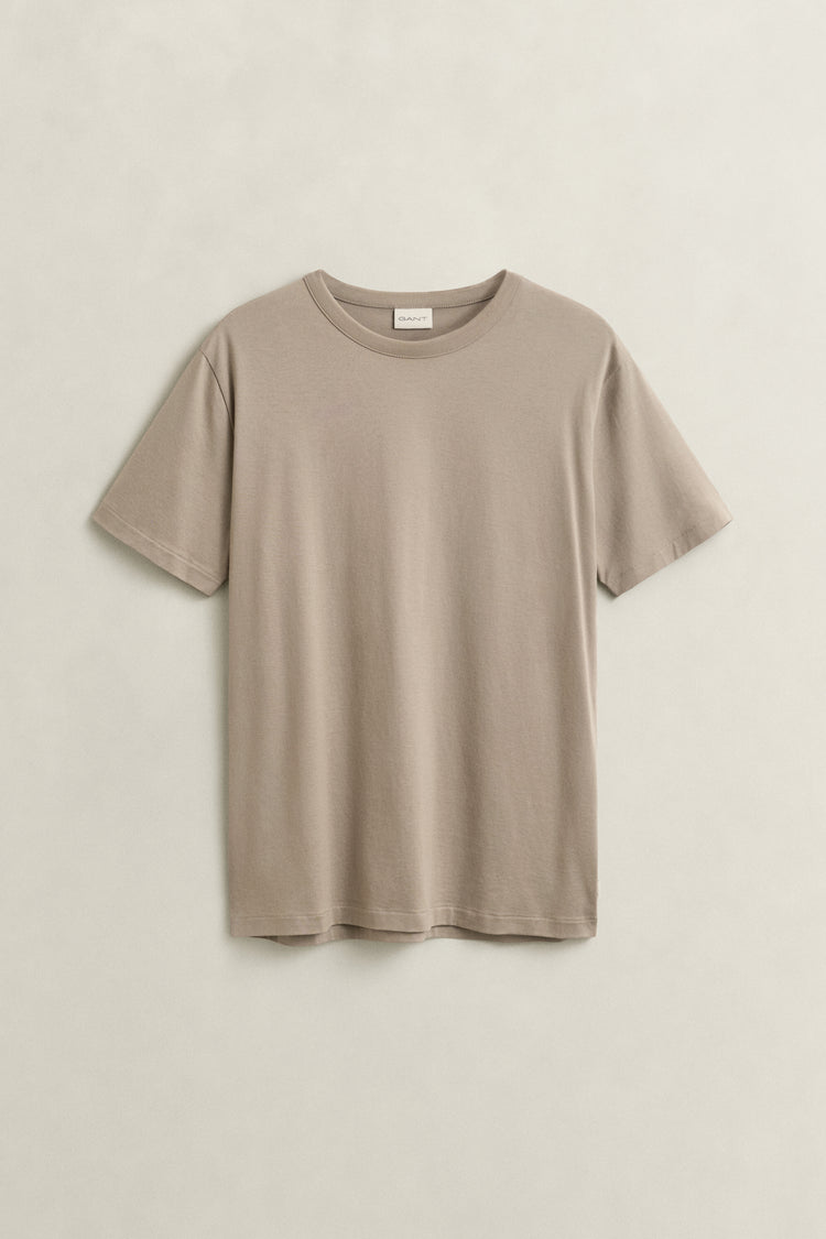 Z bawełny pima t-shirt męski beżowy