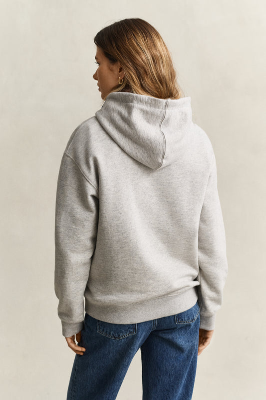 Bluza Yale damska z nadrukiem z kapturem relaxed fit