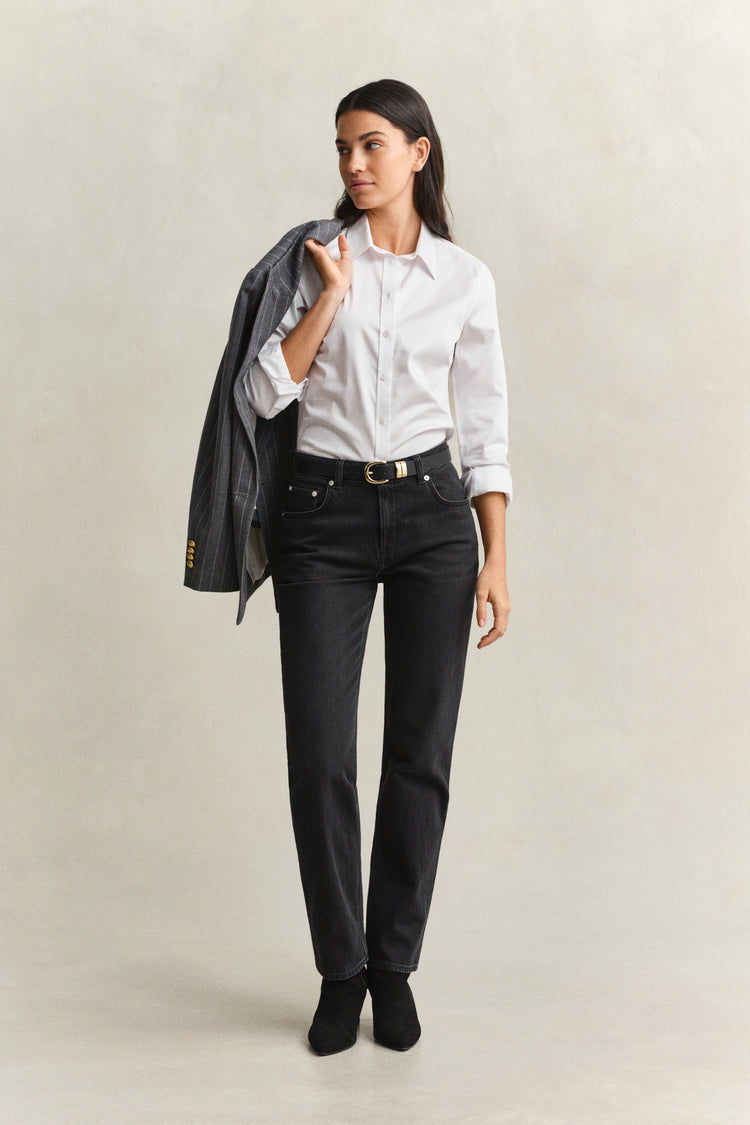 Koszula damska slim fit biała