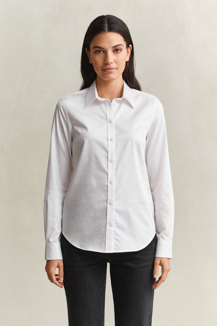 Koszula damska slim fit biała