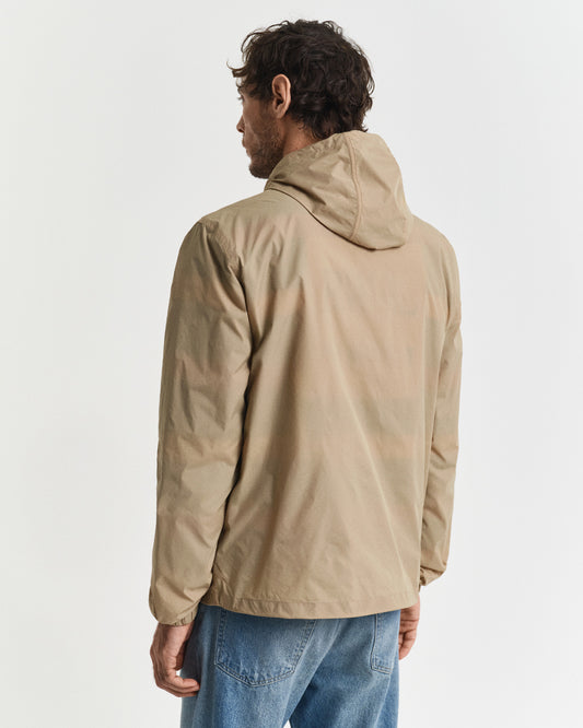 Kurtka męska ze stójką z długim rękawem regular fit khaki