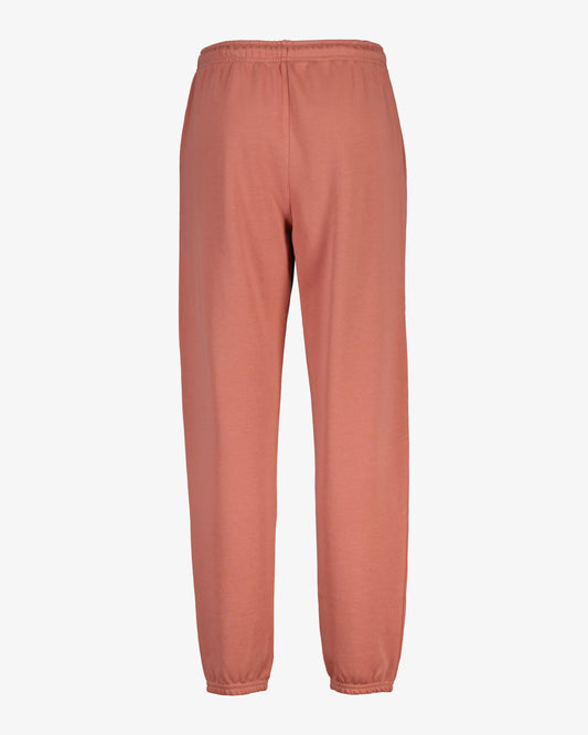 Spodnie dresowe damskie regular fit bordowe