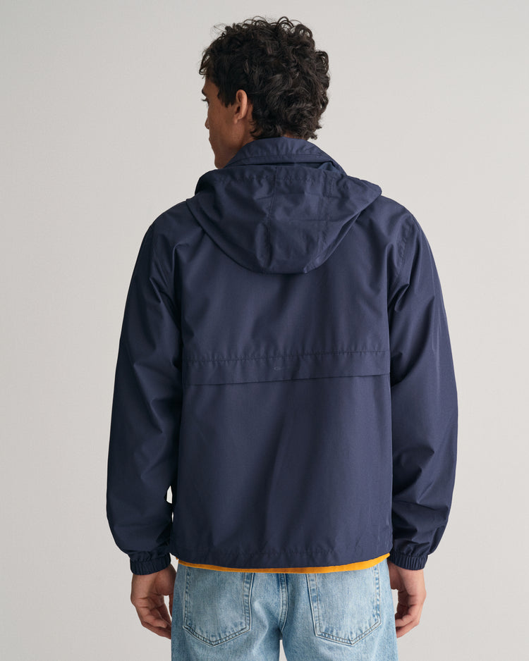 Kurtka męska z kapturem regular fit granatowa