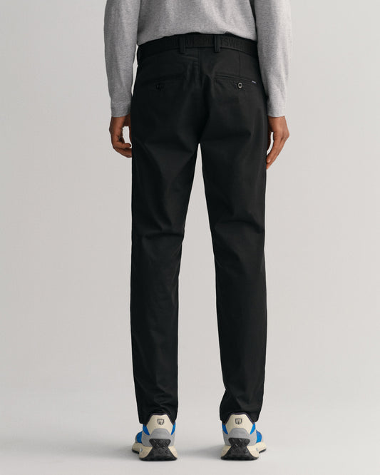 Spodnie męskie slim fit czarne