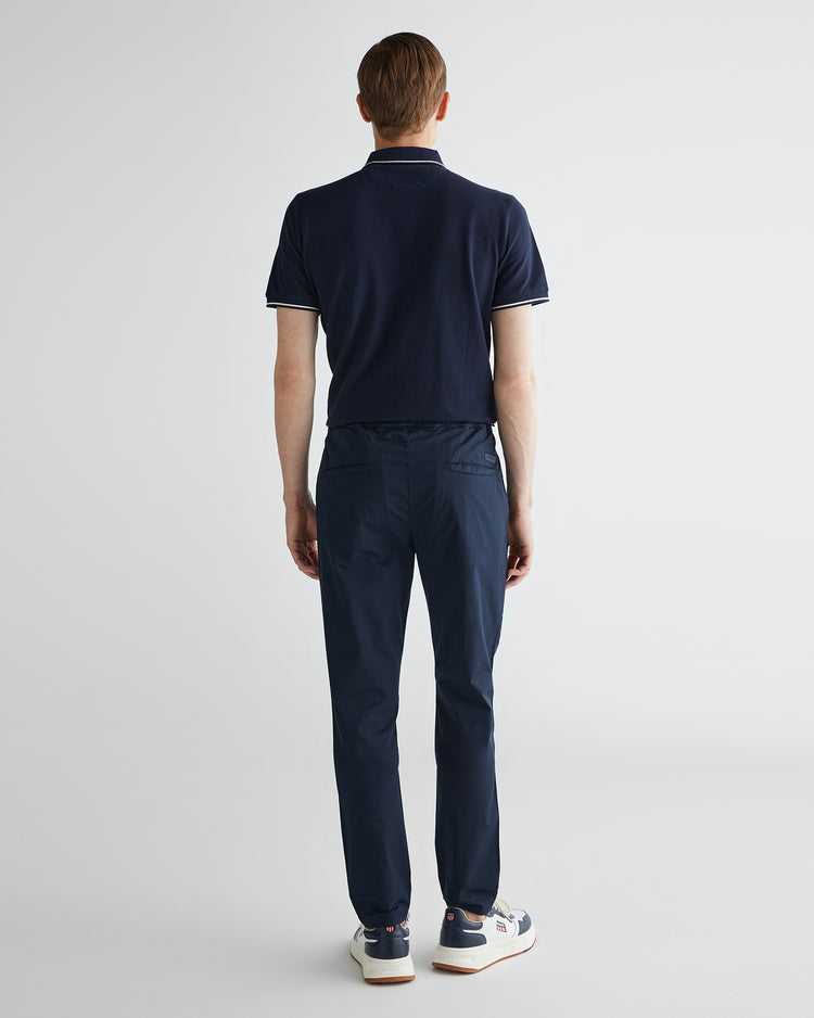 Spodnie męskie regular fit granatowe